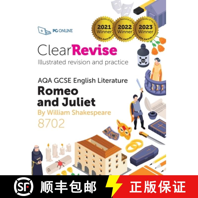 【2-3周达】ClearRevise AQA GCSE English Literature, Shakespeare: Romeo and Juliet [9781910523933]