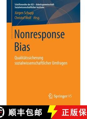 【3-4周达】Nonresponse Bias : Qualitätssicherung sozialwissenschaftlicher Umfragen [9783658104580]
