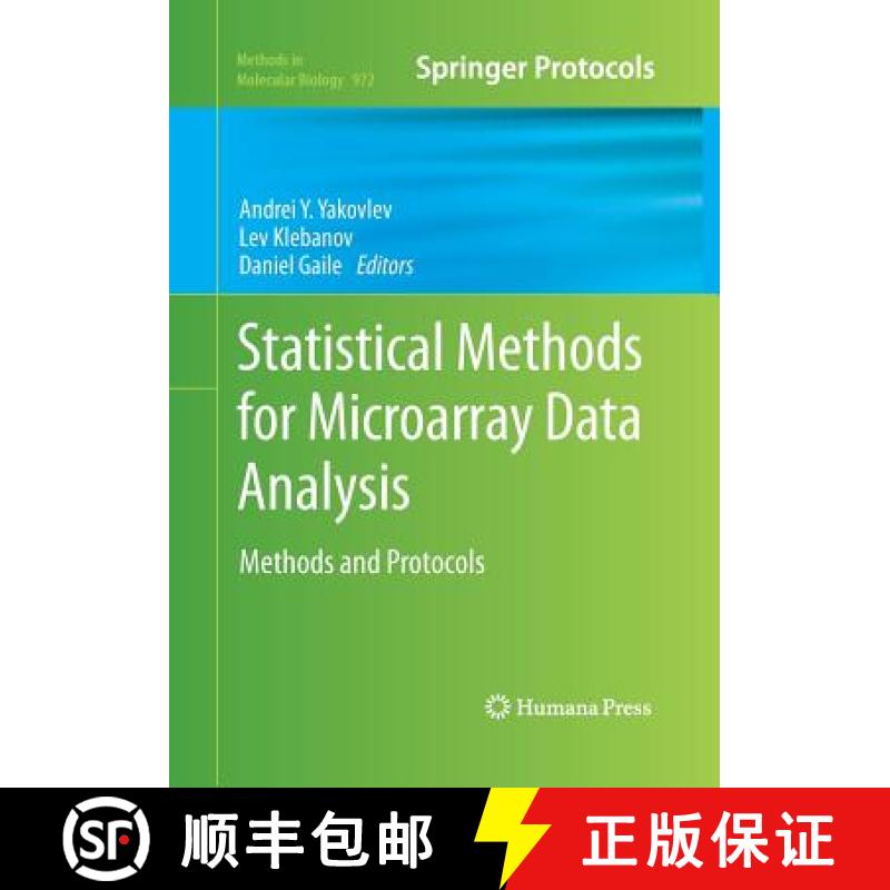 【4周达】Statistical Methods for Microarray Data Analysis : Methods and Protocols [9781493950799]