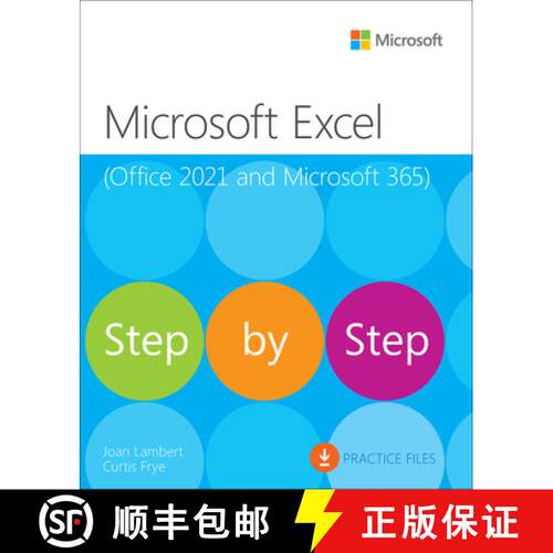 【3-4周达】Microsoft Excel Step by Step (Office 2021 and Microsoft 365) [9780137564279]