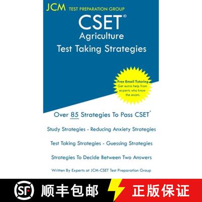 预订 CSET Agriculture - Test Taking Strategies: CSET 172, CSET 173, and CSET 174 - Free Online Tutori... [9781647682200]