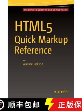 【3-4周达】HTML5 Quick Markup Reference [9781430265351]