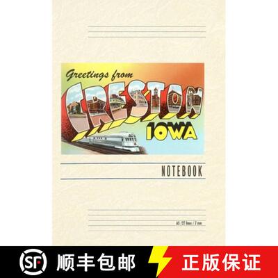 【3-4周达】Vintage Lined Notebook Greetings from Creston [9798385413300]