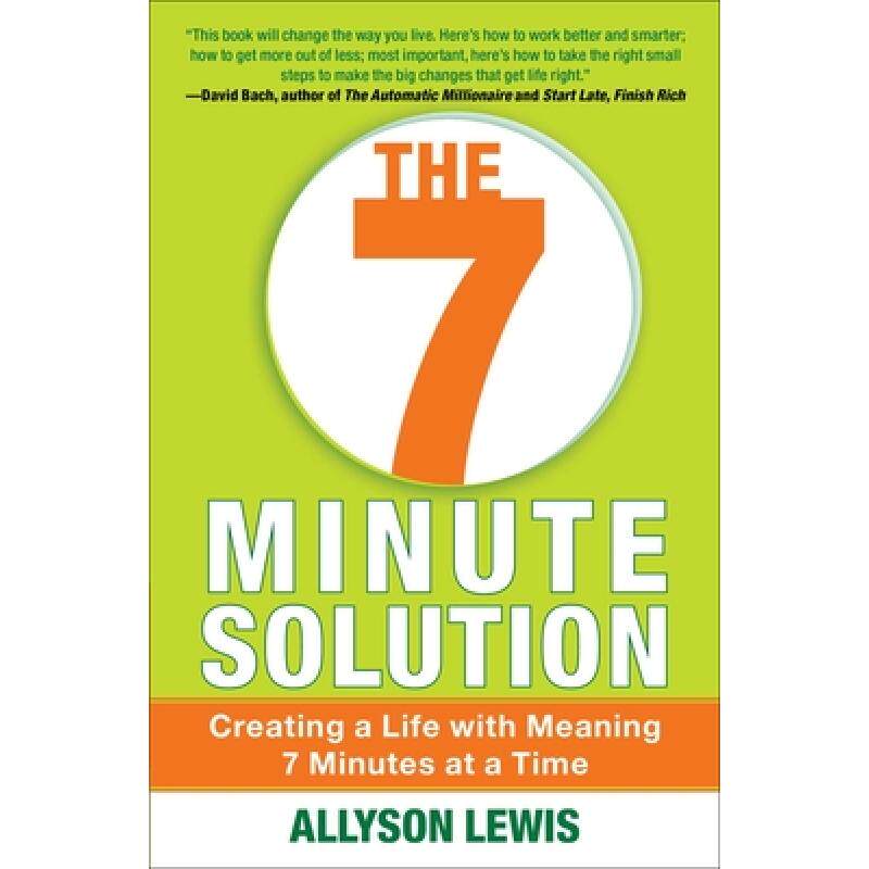 预订 the 7 minute solution: creating a li. [9781451628234]
