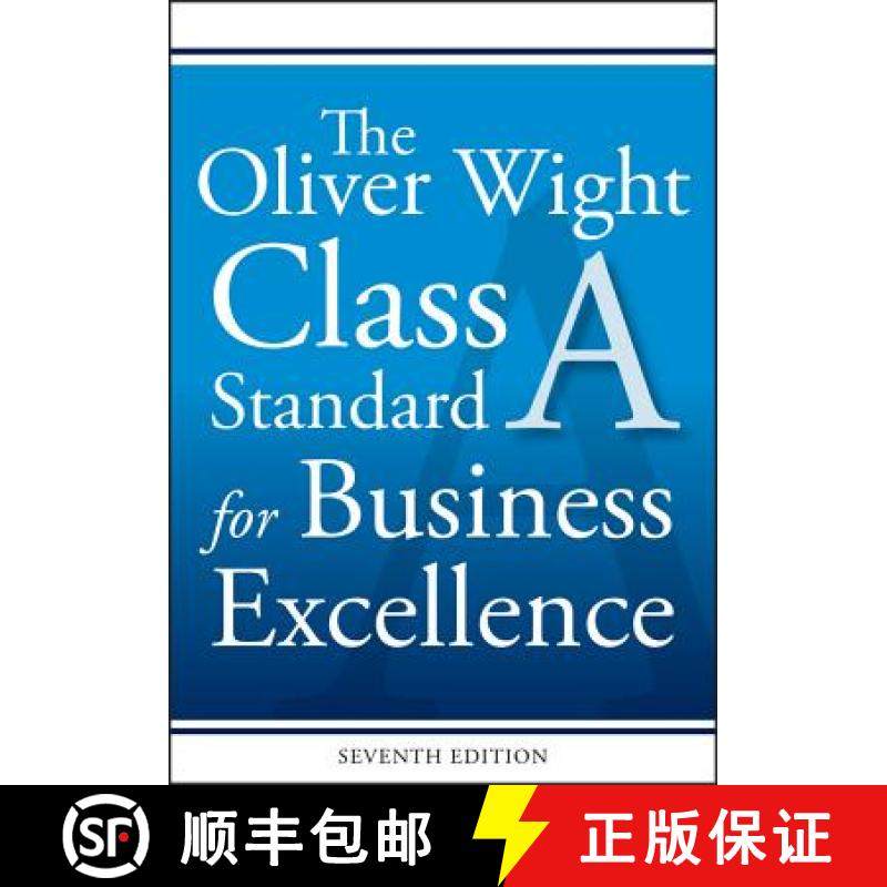 【3-4周达】The Oliver Wight Class A Standard For Business Excellence, Seventh Edition [Wiley经管] [9781119404477]