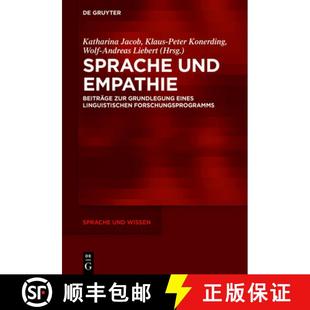 Forschungsprogramms Empathie Grundlegung Eines Zur Und Beiträge 9783110679601 预订 Linguistischen Sprache