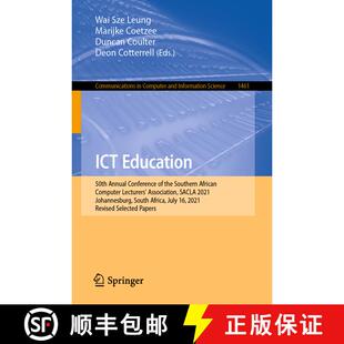 【3-4周达】ICT Education: 50th Annual Conference of the Southern African Computer Lecturers' Associat... [9783030950026]