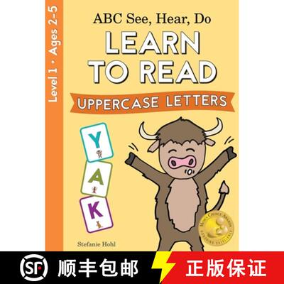 【3-4周达】ABC See, Hear, Do Level 1: Learn to Read Uppercase Letters [9780998577609]