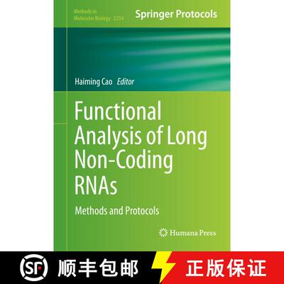 【3-4周达】精装 Functional Analysis of Long Non-Coding RNAs : Methods and Protocols (1st ed. 2021) [9781071611579]