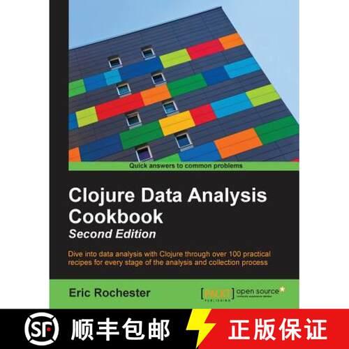 预订 Clojure Data Analysis Cookbook - Second Edition [9781784390297]