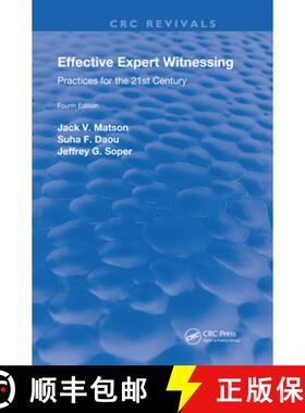 【3-4周达】Effective Expert Witnessing, Fourth Edition: Practices for the 21st Century [9780367229337]