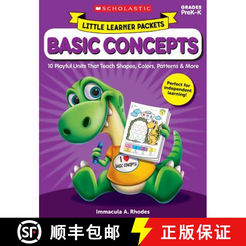 Little Learner Packets: Basic Concepts: 10 Playful Units That Teach Shapes, Colors, Patterns & More [9781338230314]