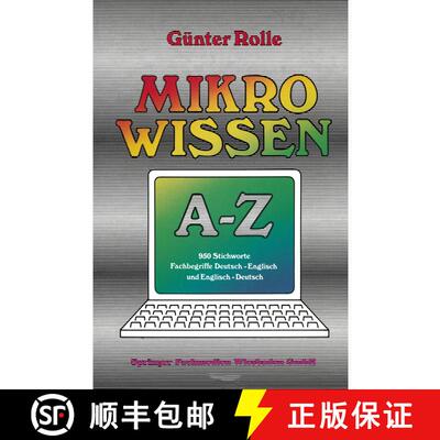 【3-4周达】Mikrowissen A-Z : Register Deutsch-Englisch und Englisch-Deutsch [9783528043292]