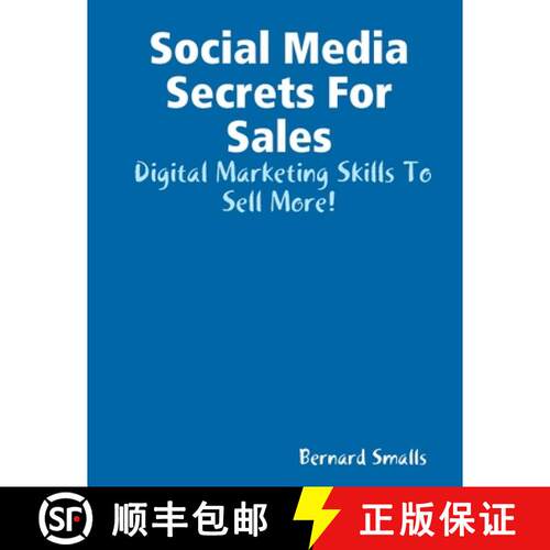 【3-4周达】Social Media Secrets For Sales [9780359263455]