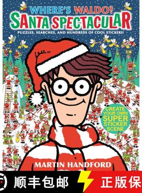 【3-4周达】Where's Waldo? Santa Spectacular: (A Christmas-Themed Hidden Object Search-And-Find Puzzle... [9780763661595]