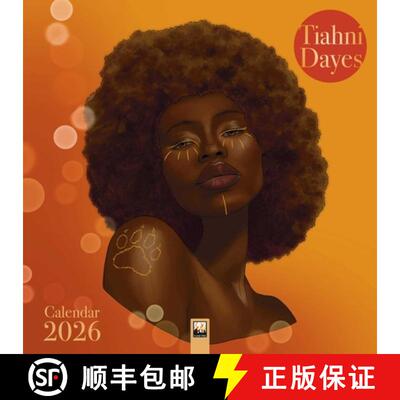 【3-4周达】Tiahni Dayes Wall Calendar 2026 (Art Calendar) [9781835623688]