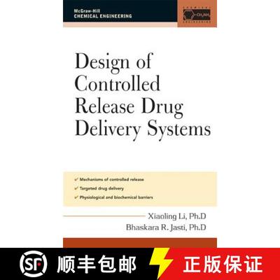 【3-4周达】Design of Controlled Release Drug Delivery Systems [9780071417594]