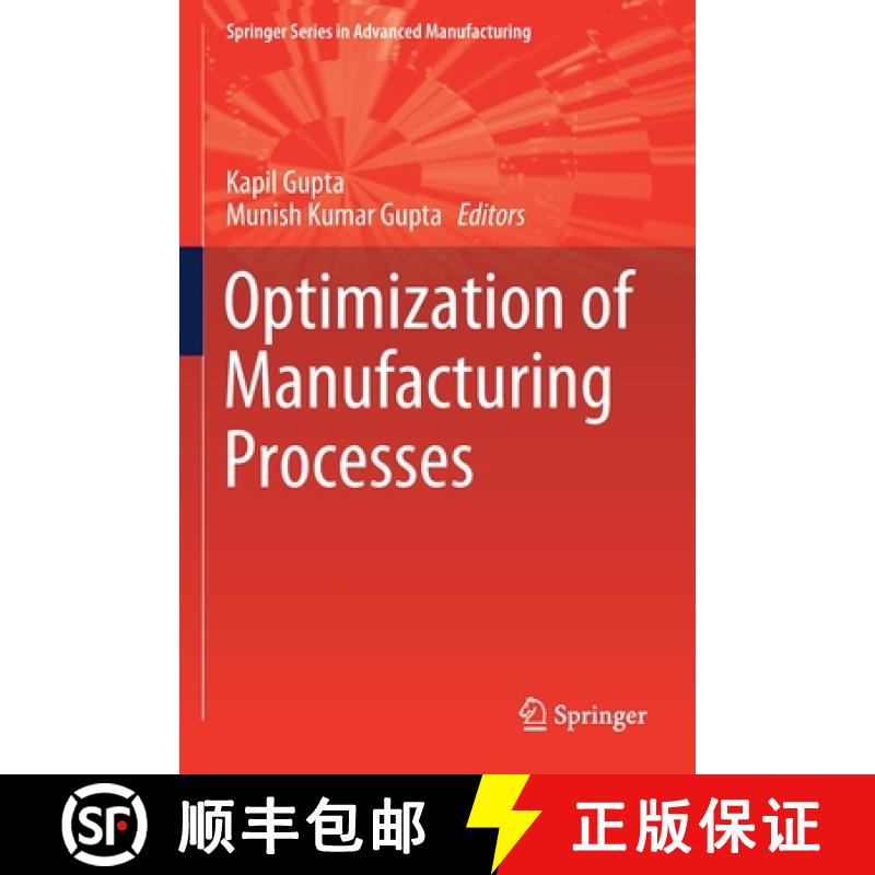 【2-3周达】Optimization of Manufacturing Processes [9783030196400]