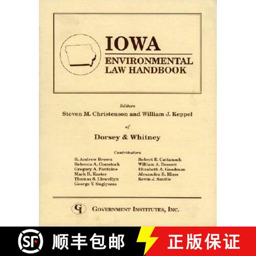 【3-4周达】IOWA ENVIRONMENTAL LAW HANDBO PB [9780865874299]