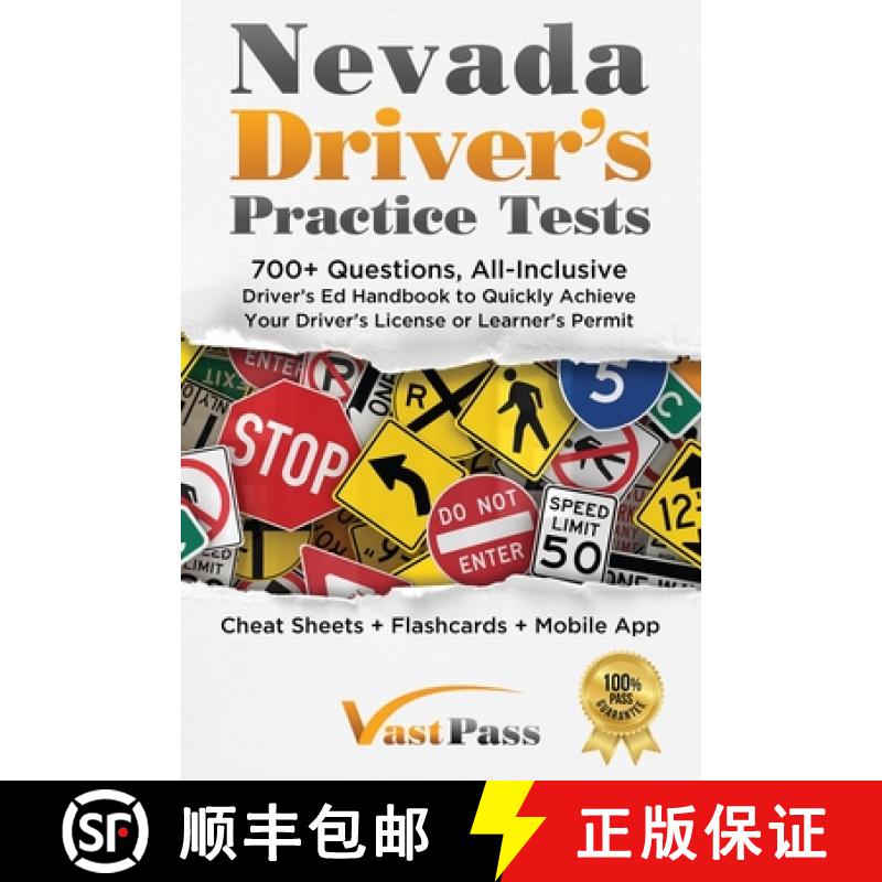 【3-4周达】Nevada Driver's Practice Tests: 700+ Questions, All-Inclusive Driver's Ed Handbook to Quic... [9781955645300]