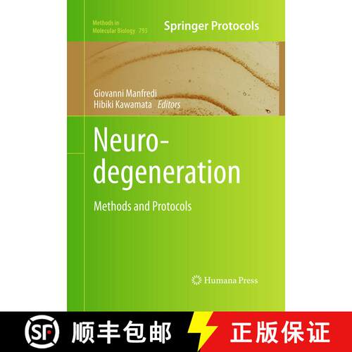 【3-4周达】Neurodegeneration : Methods and Protocols (Softcover reprint of the original 1st ed. 2011) [9781493962204]