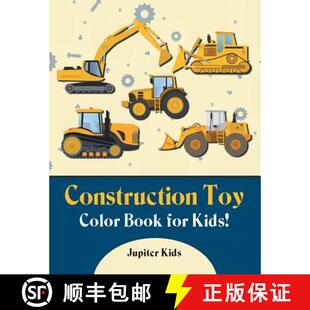 【3-4周达】Construction Toy Color Book for Kids! [9781683262480]