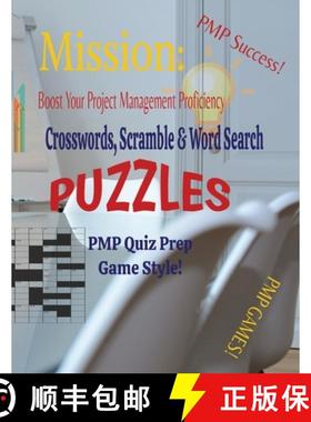 【3-4周达】Mission: Boost Your Project Management Proficiency Crosswords, Scramble & Word Search Puzz... [9781088200445]