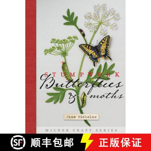 【3-4周达】精装 Stumpwork Butterflies & Moths [9781863514521]