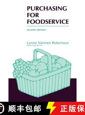 【3-4周达】Purchasing For Foodservice Second Edition [Wiley公共健康] [9780813814636]