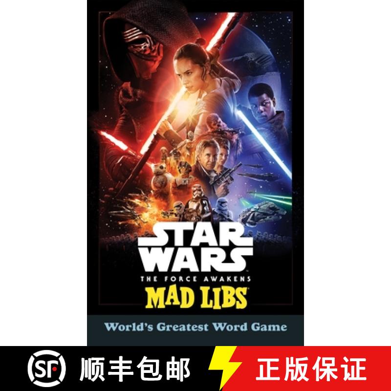 【3-4周达】Star Wars: The Force Awakens Mad Libs: World's Greatest Word Game [9781101995488]