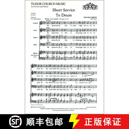 【3-4周达】Short Service: Complete Short Service (Vocal score) [9780193520851]