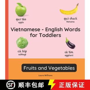for and Vietnamese Words ... 预订 For Toddlers English Teach Vegetables Fruits 9782494614352 Learn
