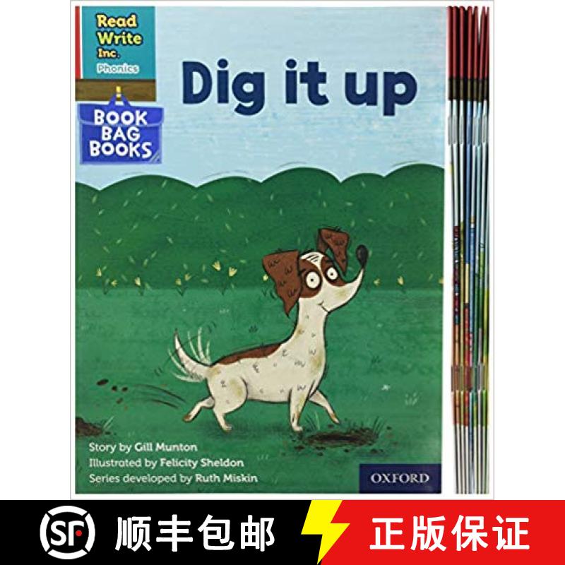 【2-3周达】Read Write Inc. Phonics: Red Ditty Book Bag Books (Mixed Pack of 10) [9780198437666]