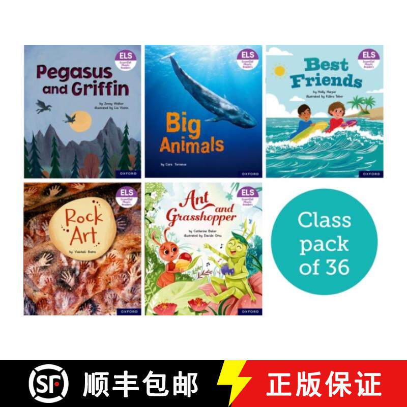 【3-4周达】Essential Letters and Sounds: Essential Phonic Readers: Oxford Reading Level 7: Class Pack... [9781382039369]