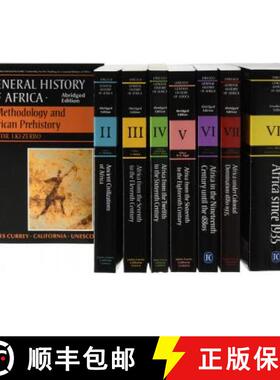 【3-4周达】General History of Africa Complete Set of Vols 1-8 [8 volume set] [9781847012326]