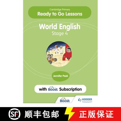 【3-4周达】Cambridge Primary Ready to Go Lessons for World English 4 with Boost Subscription: Hodder ... [9781398351684]