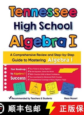 【3-4周达】Tennessee High School Algebra I: A Comprehensive Review And Step-By-Step Guide To Masterin... [9798894449548]