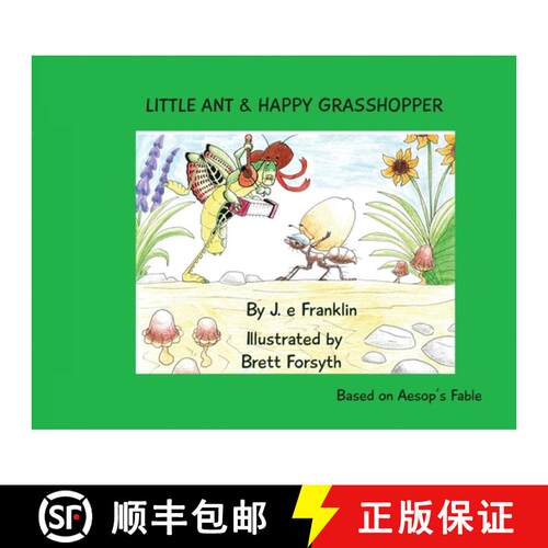 【3-4周达】Little Ant & Happy Grasshopper [9781735923680]