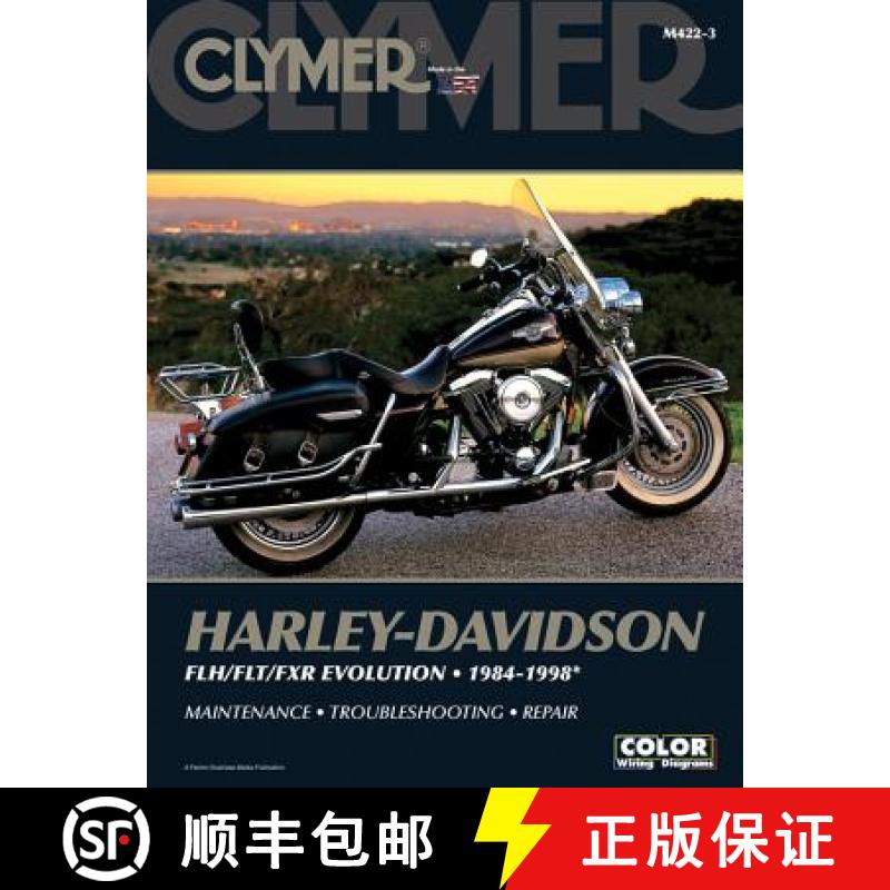 【3-4周达】Harley-Davidson Road King, Electra, Tour Glide, Low Rider Motorcycle (1984-1998) Clymer Re... [9780892879168]
