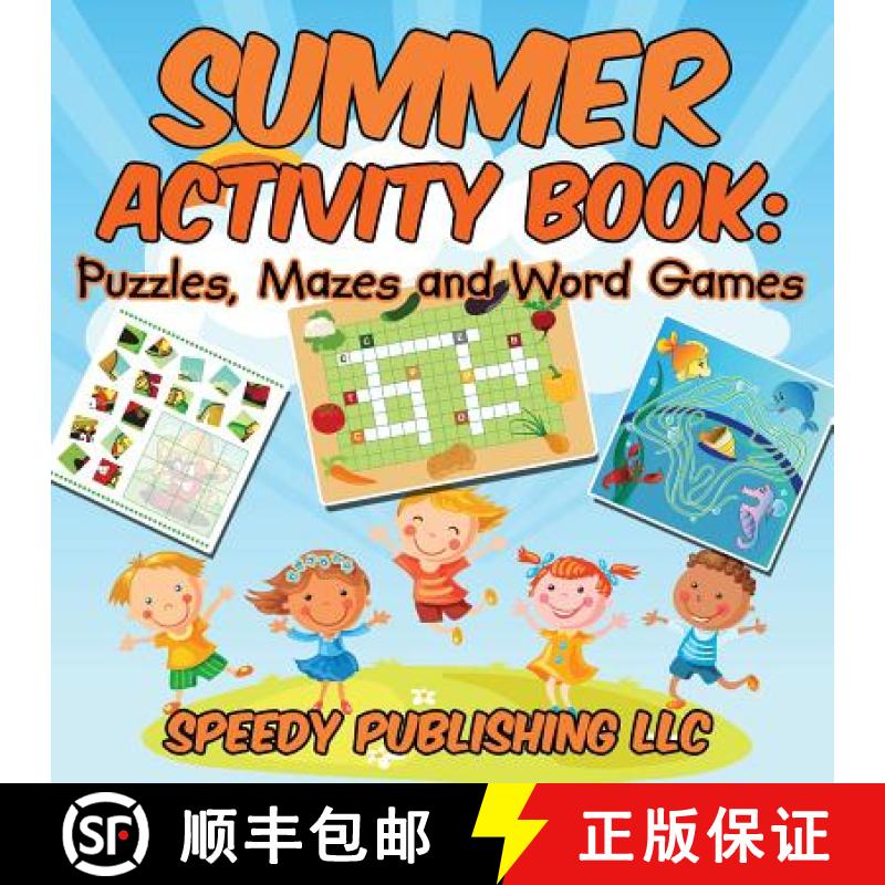 【3-4周达】Summer Activity Book: Puzzles, Mazes and Word Games [9781681454641]