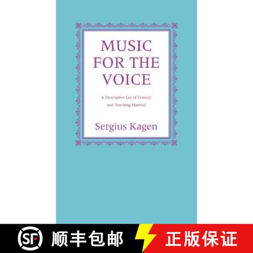 【3-4周达】精装 Music for the Voice, Revised Edition: A Descriptive List of Concert and Teaching Mate... [9780253339553]