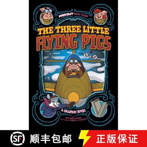 预订 精装 The Three Little Flying Pigs: A Graphic Novel [9781663910790]