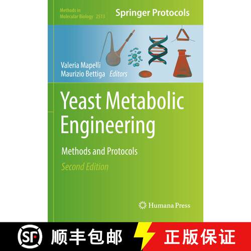 【3-4周达】Yeast Metabolic Engineering : Methods and Protocols (Second Edition 2022) [9781071624012]
