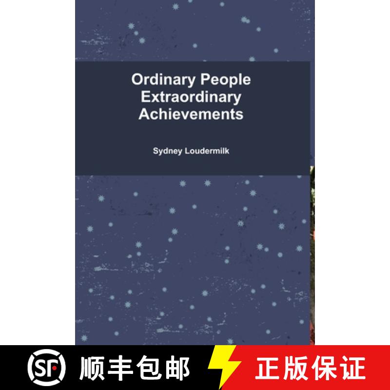 【2-3周达】Ordinary People Extraordinary Achievements - Hardcover [9781387533480]