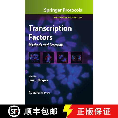【3-4周达】精装 Transcription Factors : Methods and Protocols [9781607617372]
