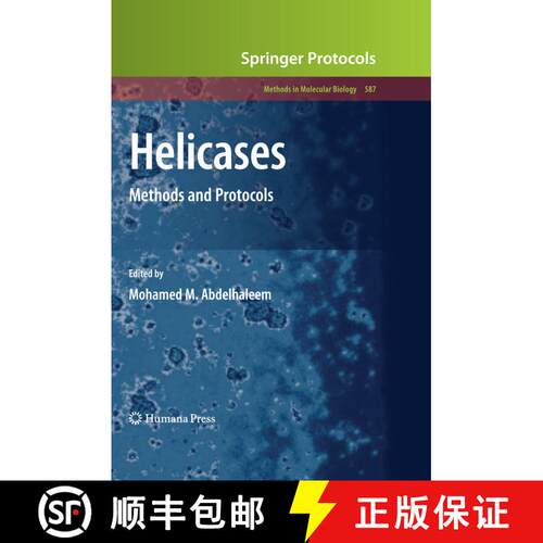 【3-4周达】精装 Helicases: Methods and Protocols - Helicases Preliminary Entry 2259 [9781603273541]