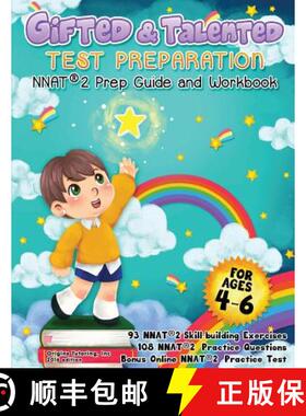 【3-4周达】Gifted and Talented Test Preparation: NNAT(R)2 Prep Guide and Workbook [9780997768008]