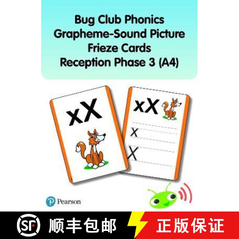 【2-3周达】Bug Club Phonics Grapheme-Sound Picture Frieze Cards Reception Phase 3 (A4) [9781292439785]