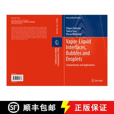 【3-4周达】精装 Vapor-Liquid Interfaces, Bubbles and Droplets : Fundamentals and Applications [9783642180378]