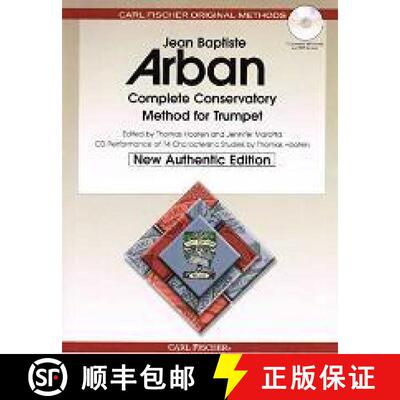 【3-4周达】Complete Conservatory Method for Trumpet: New Authentic Edition with Accompaniment and Per... [9780825893148]